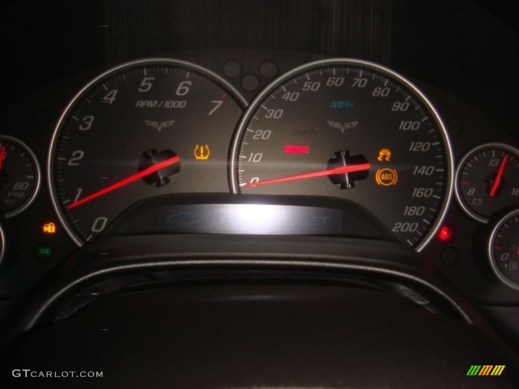 2009 Chevrolet Corvette Coupe Gauges Photo #40945051