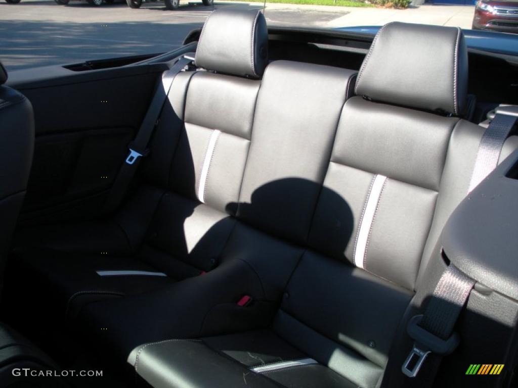 2011 Mustang GT Premium Convertible - Ebony Black / Charcoal Black/Cashmere photo #8