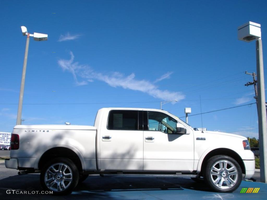 White Sand Tri-Coat 2008 Ford F150 Limited SuperCrew 4x4 Exterior Photo #40947166