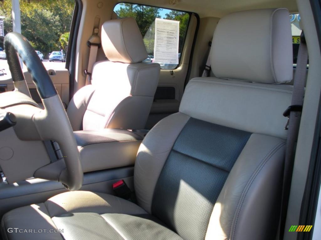 Tan Interior 2008 Ford F150 Limited SuperCrew 4x4 Photo #40947306