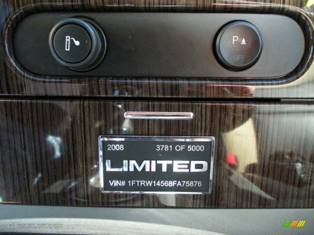 2008 Ford F150 Limited SuperCrew 4x4 Controls Photo #40947562