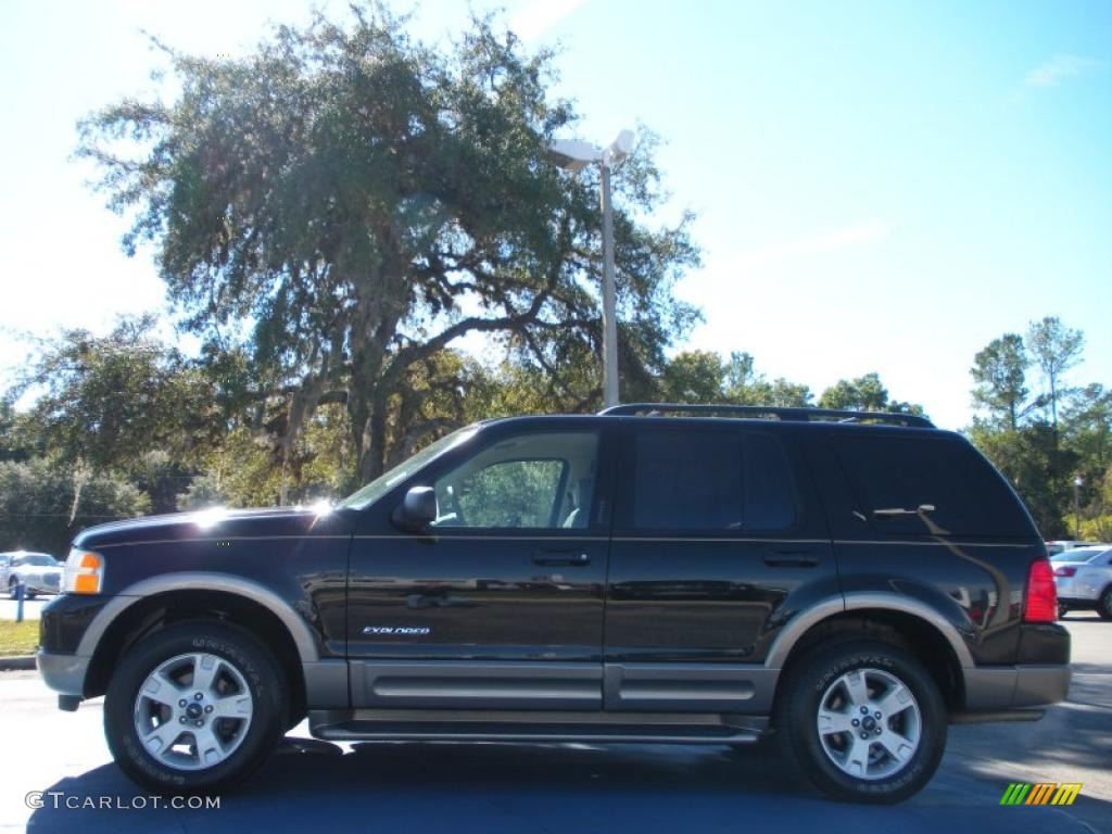 2004 Explorer Eddie Bauer 4x4 - Black / Medium Parchment photo #2