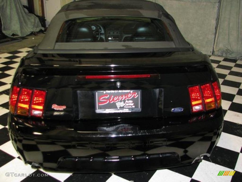 2001 Mustang Cobra Convertible - Black / Dark Charcoal photo #3
