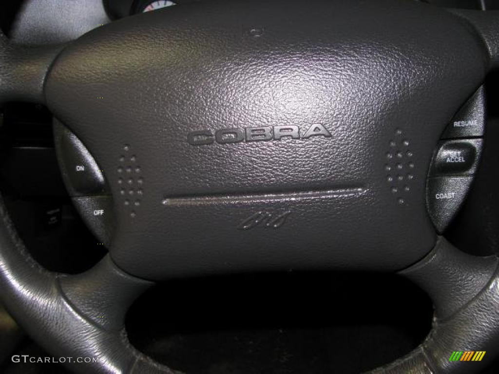 2001 Mustang Cobra Convertible - Black / Dark Charcoal photo #13