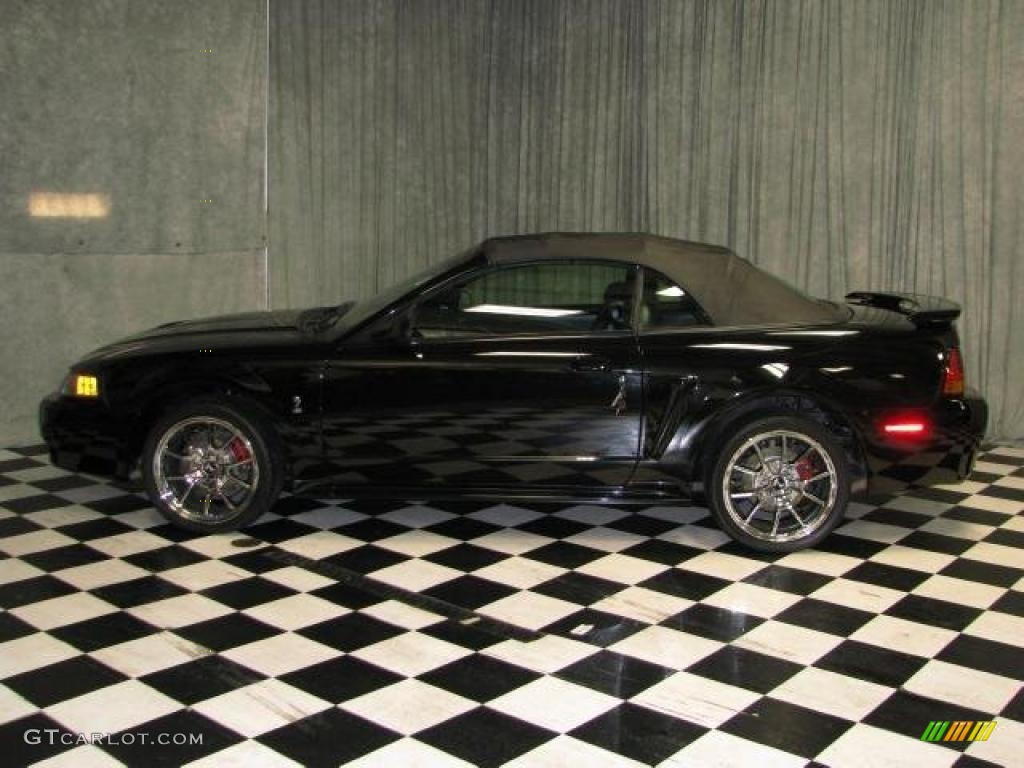2001 Mustang Cobra Convertible - Black / Dark Charcoal photo #16