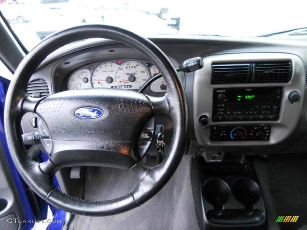 2003 Ford Ranger XLT SuperCab Medium Pebble Dashboard Photo #40949850