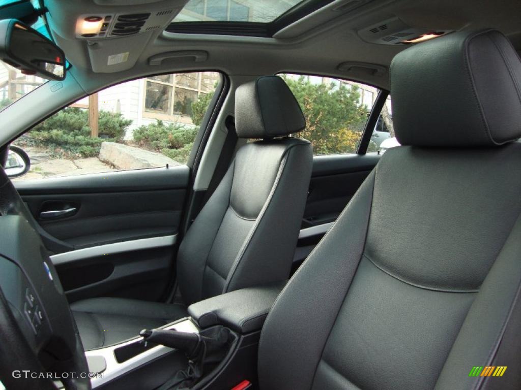 2007 3 Series 335xi Sedan - Jet Black / Black photo #13