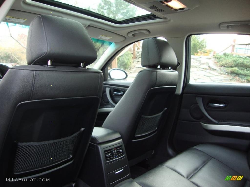 2007 3 Series 335xi Sedan - Jet Black / Black photo #17