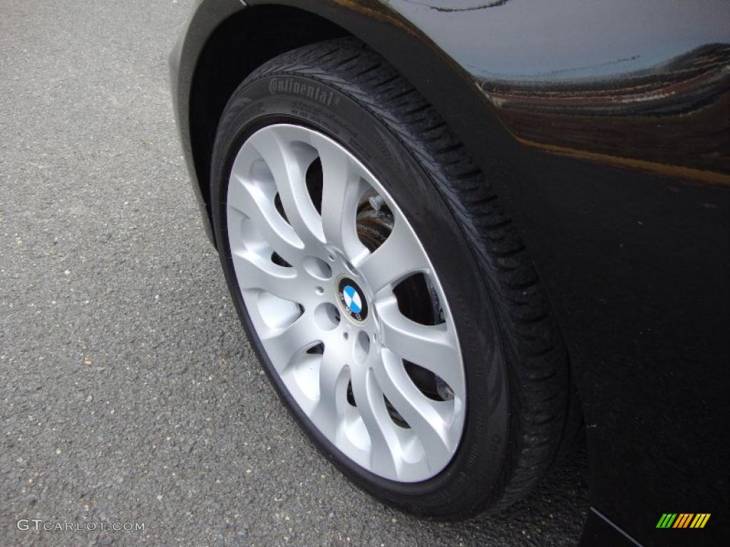 2007 3 Series 335xi Sedan - Jet Black / Black photo #20