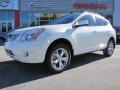 2011 Pearl White Nissan Rogue SV  photo #1