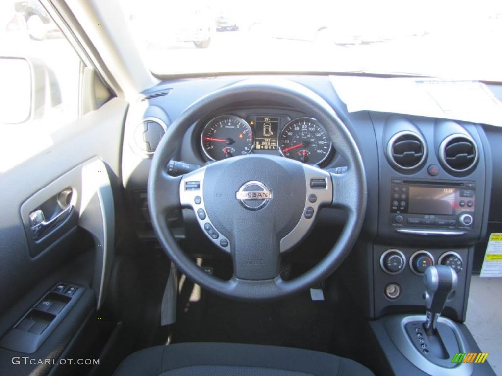 2011 Rogue SV - Silver Ice Metallic / Black photo #14