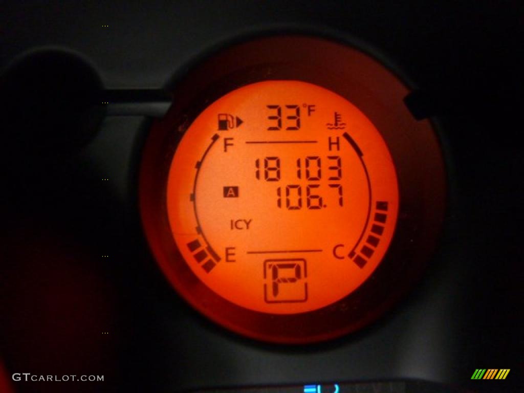 2008 Rogue SL AWD - Orange Alloy Metallic / Black photo #25