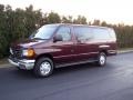 Dark Toreador Red Metallic 2005 Ford E Series Van E350 Super Duty XLT Passenger Exterior