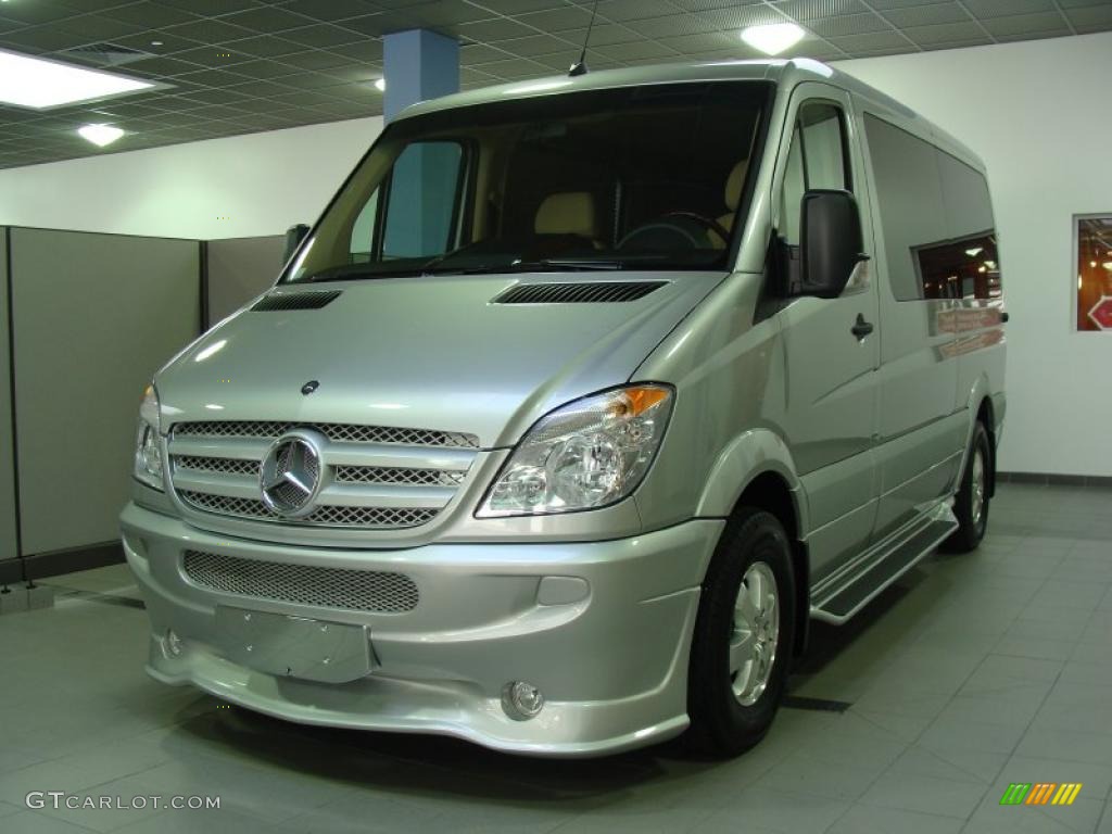 2010 Sprinter 2500 Conversion Van - Brilliant Silver Metallic / Sand/Driftwood photo #1