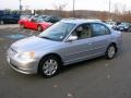 2002 Satin Silver Metallic Honda Civic EX Sedan  photo #2