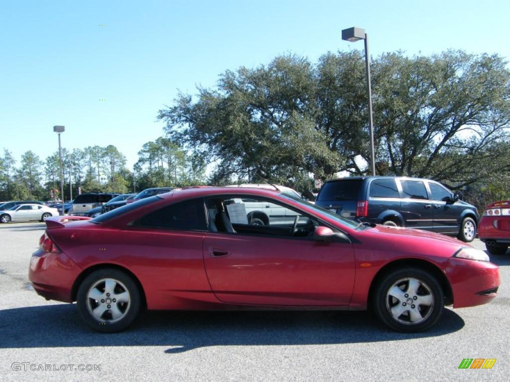 1999 Cougar V6 - Laser Red / Graystone photo #6