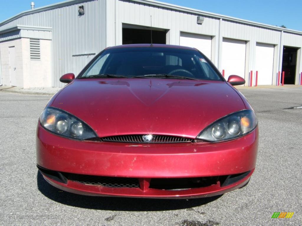 1999 Cougar V6 - Laser Red / Graystone photo #8