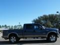 2007 Medium Wedgewood Blue Metallic Ford F250 Super Duty Lariat Crew Cab 4x4  photo #6