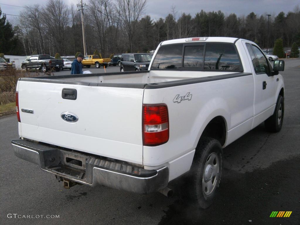 2004 F150 XLT Regular Cab 4x4 - Oxford White / Dark Flint photo #6