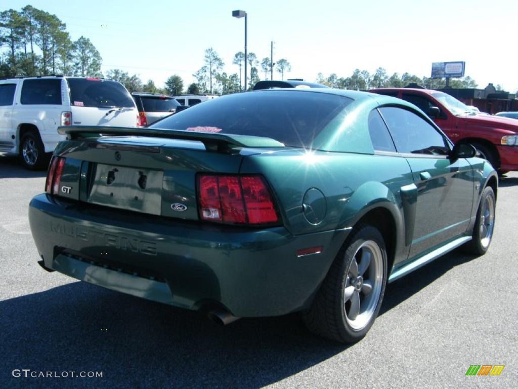 2002 Mustang GT Coupe - Tropic Green Metallic / Dark Charcoal photo #5