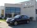 2008 Dark Currant Red Infiniti EX 35 Journey AWD  photo #3