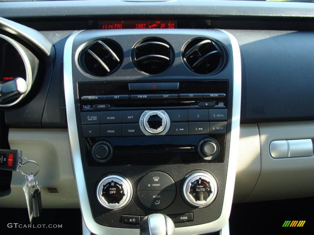 2008 CX-7 Grand Touring - Crystal White Pearl Mica / Sand photo #12