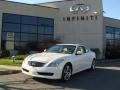 2008 Ivory Pearl White Infiniti G 37 Journey Coupe  photo #1