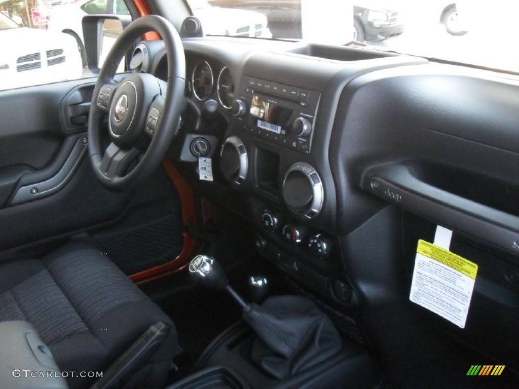 2011 Wrangler Sport S 4x4 - Mango Tango Pearl / Black photo #17