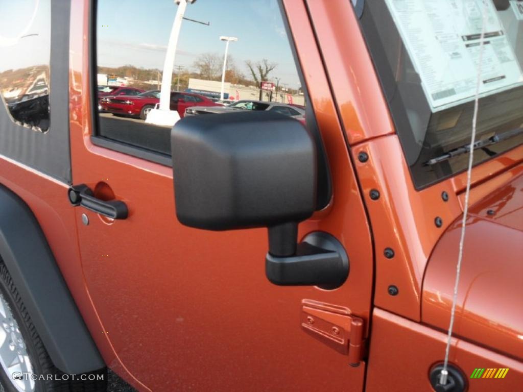 2011 Wrangler Sport S 4x4 - Mango Tango Pearl / Black photo #19
