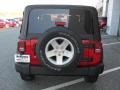 2011 Flame Red Jeep Wrangler Sport S 4x4  photo #3