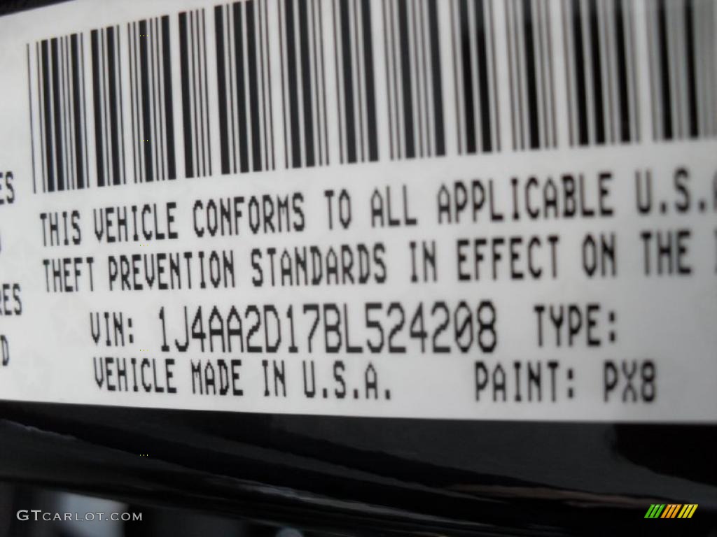 2011 Wrangler Sport S 4x4 - Black / Black photo #6