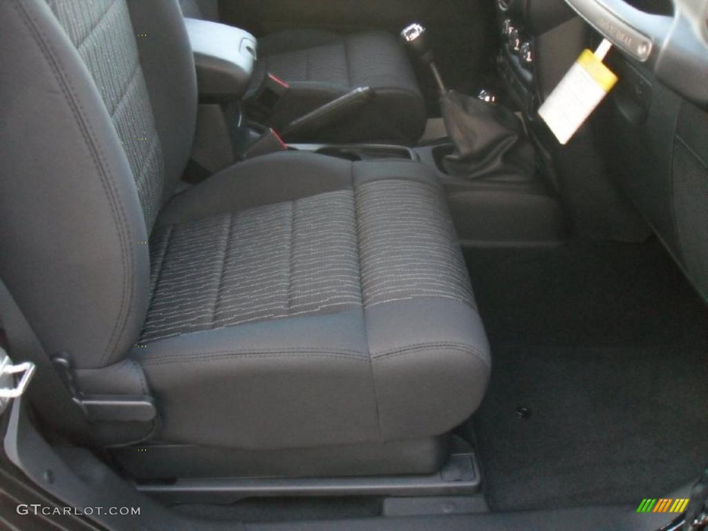 2011 Wrangler Sport S 4x4 - Black / Black photo #16