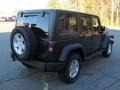 2011 Natural Green Pearl Jeep Wrangler Unlimited Sport 4x4  photo #5