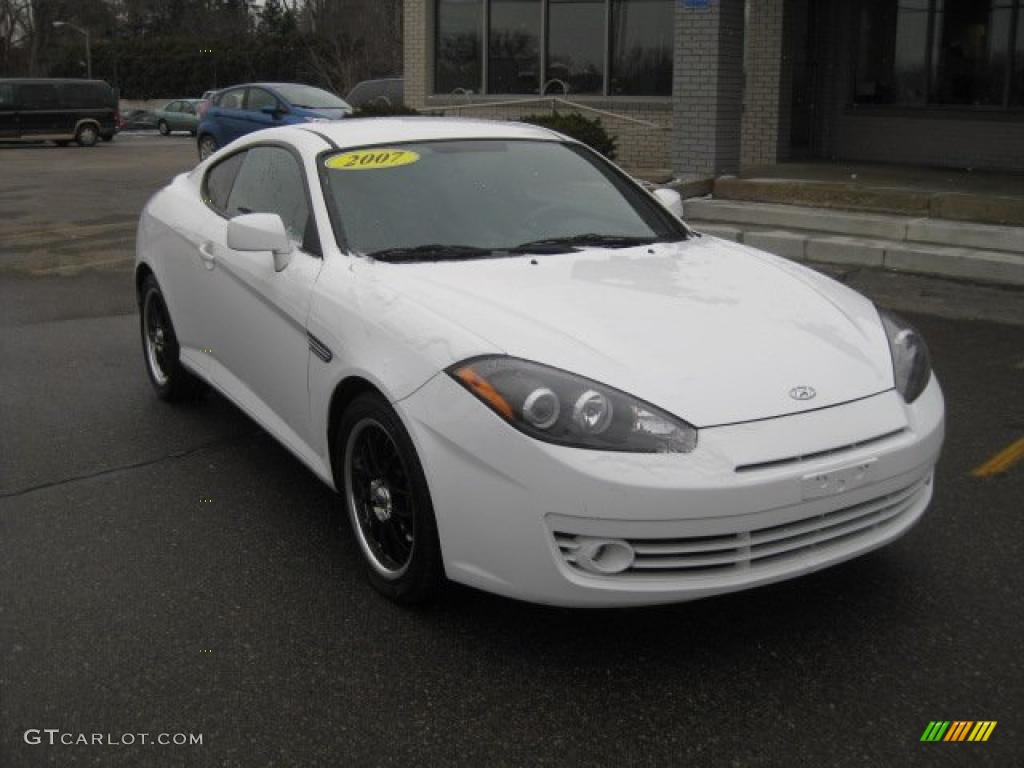 2007 Tiburon GS - Captiva White / Black photo #1