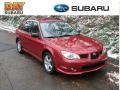 2007 Garnet Red Pearl Subaru Impreza 2.5i Wagon  photo #1