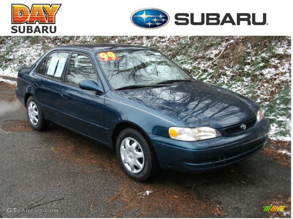 Aqua Blue Metallic Toyota Corolla