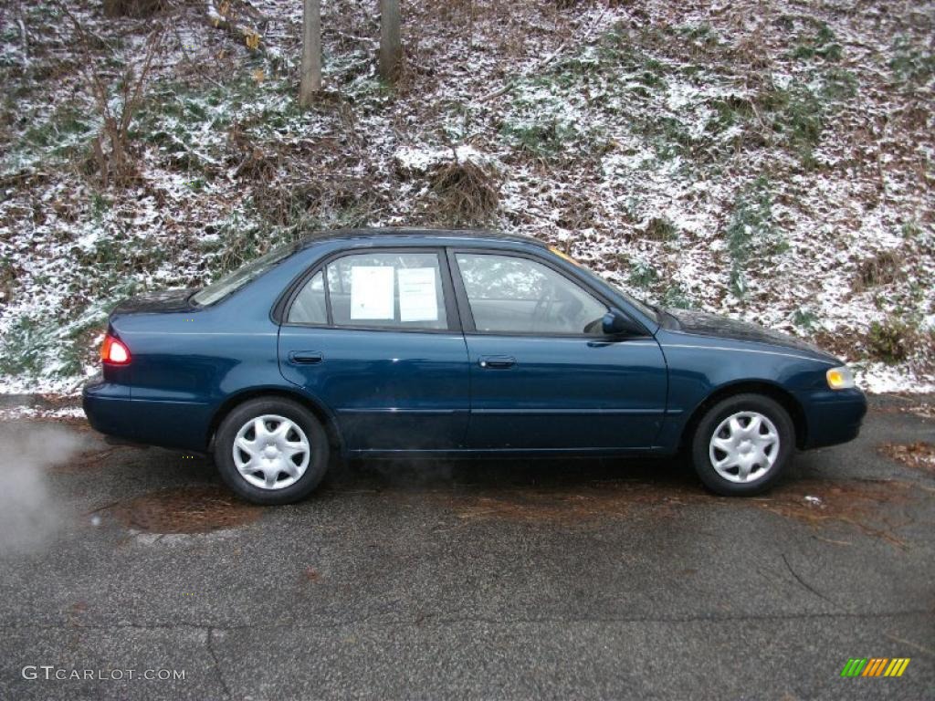 1999 Corolla LE - Aqua Blue Metallic / Pebble Beige photo #3