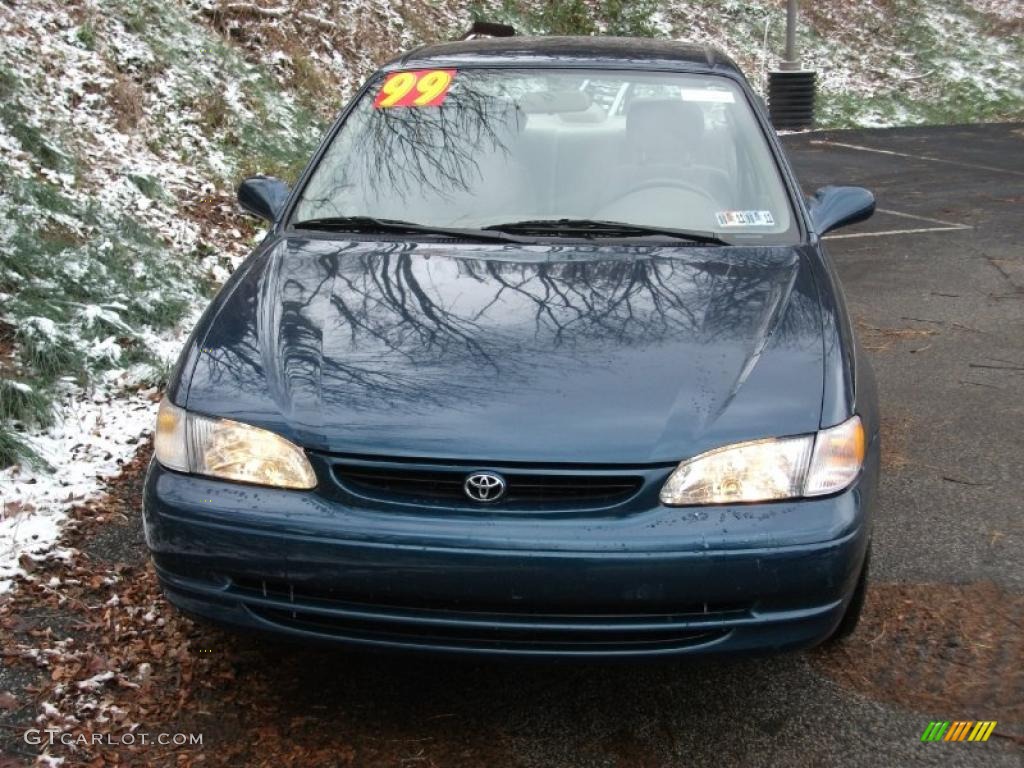1999 Corolla LE - Aqua Blue Metallic / Pebble Beige photo #6
