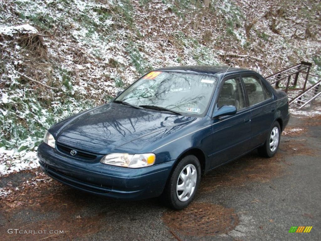 1999 Corolla LE - Aqua Blue Metallic / Pebble Beige photo #7
