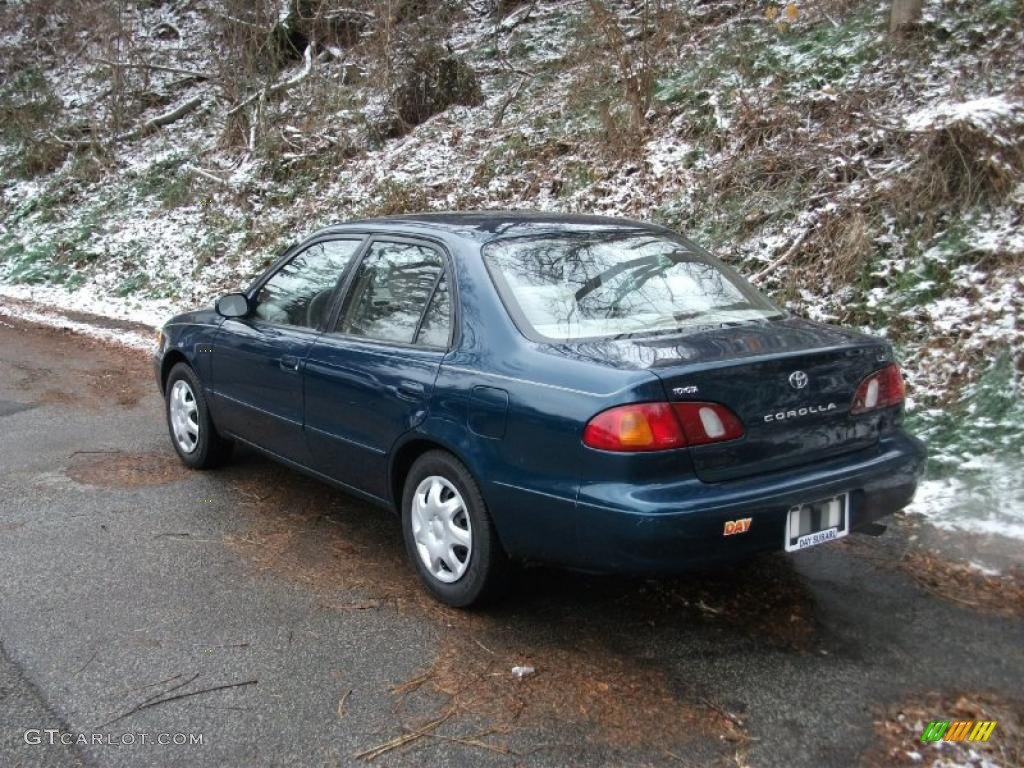 1999 Corolla LE - Aqua Blue Metallic / Pebble Beige photo #9