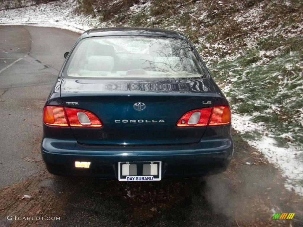 1999 Corolla LE - Aqua Blue Metallic / Pebble Beige photo #10