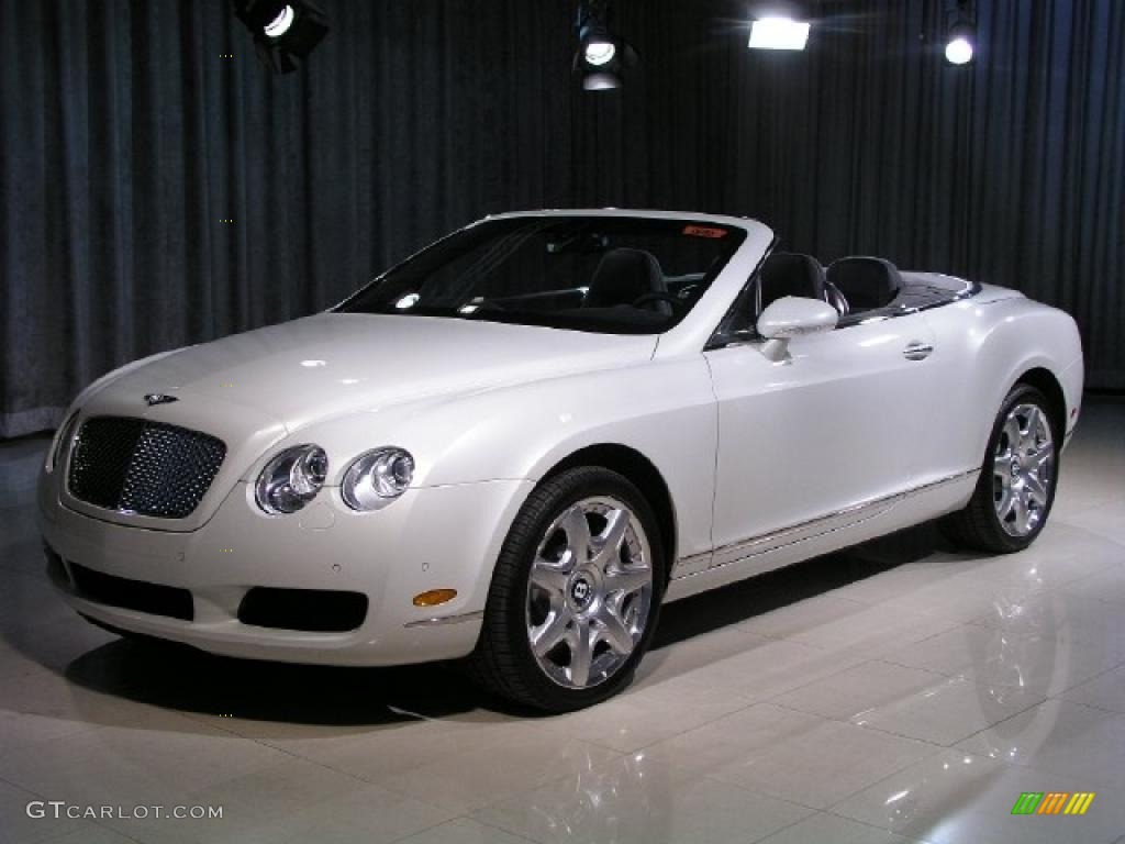 Ghost White 2008 Bentley Continental GTC Mulliner Exterior Photo #40963364