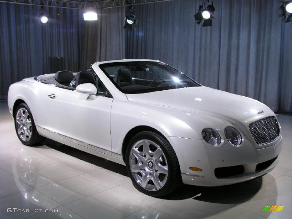 Ghost White 2008 Bentley Continental GTC Mulliner Exterior Photo #40963396