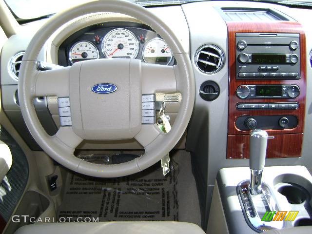 2006 F150 Lariat SuperCrew - Dark Stone Metallic / Tan photo #29