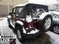 2009 Red Rock Crystal Pearl Coat Jeep Wrangler X 4x4  photo #3