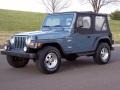 Gunmetal Pearl 1997 Jeep Wrangler Sport 4x4 Exterior