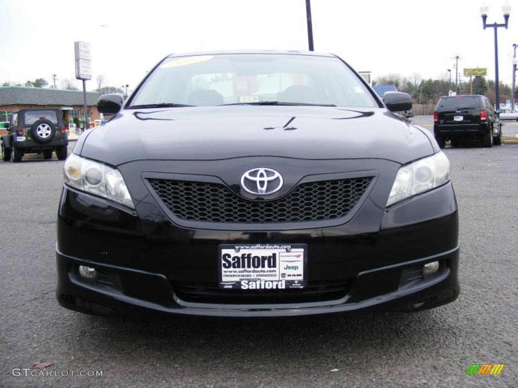 2007 Camry SE - Black / Ash photo #2