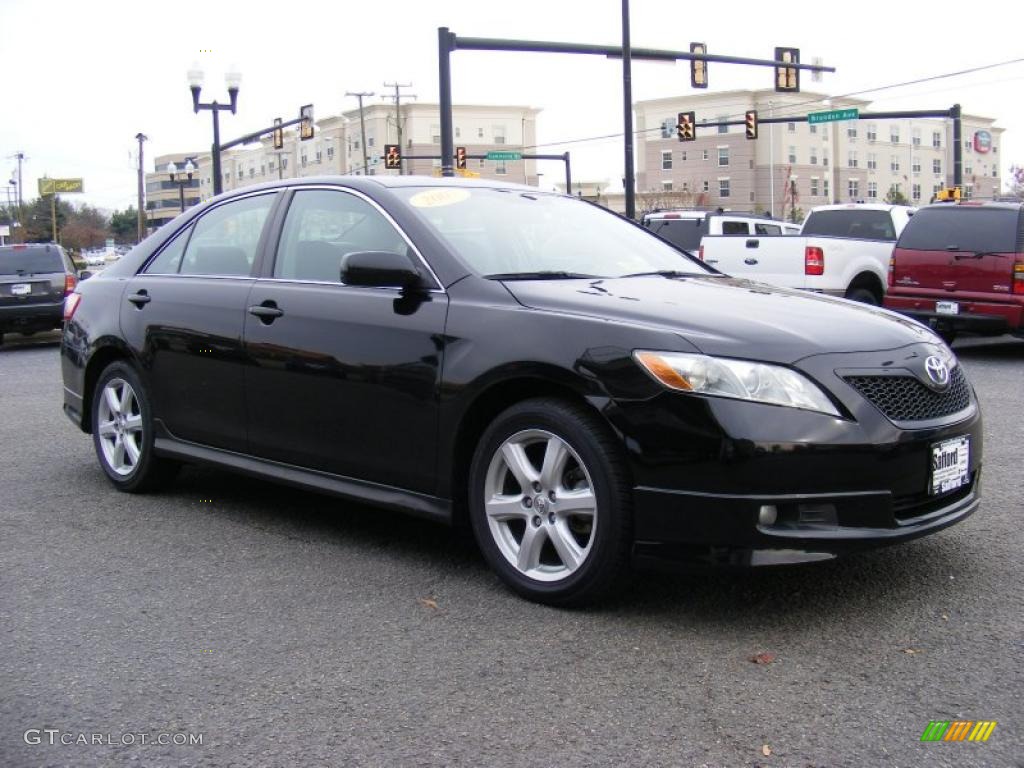 2007 Camry SE - Black / Ash photo #3