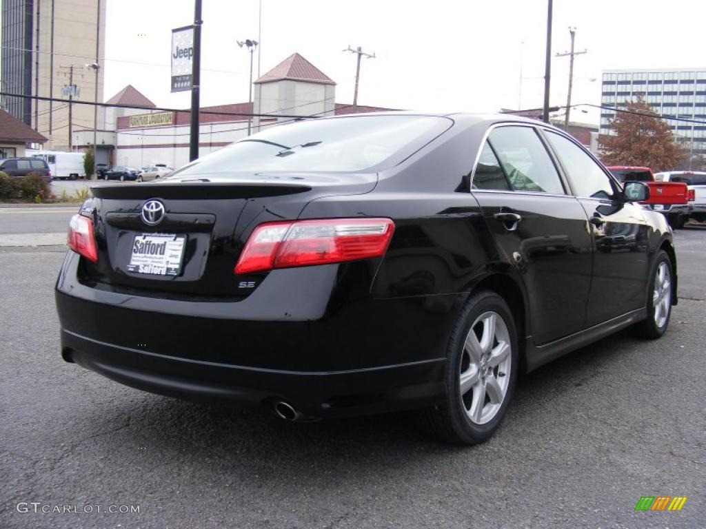 2007 Camry SE - Black / Ash photo #5