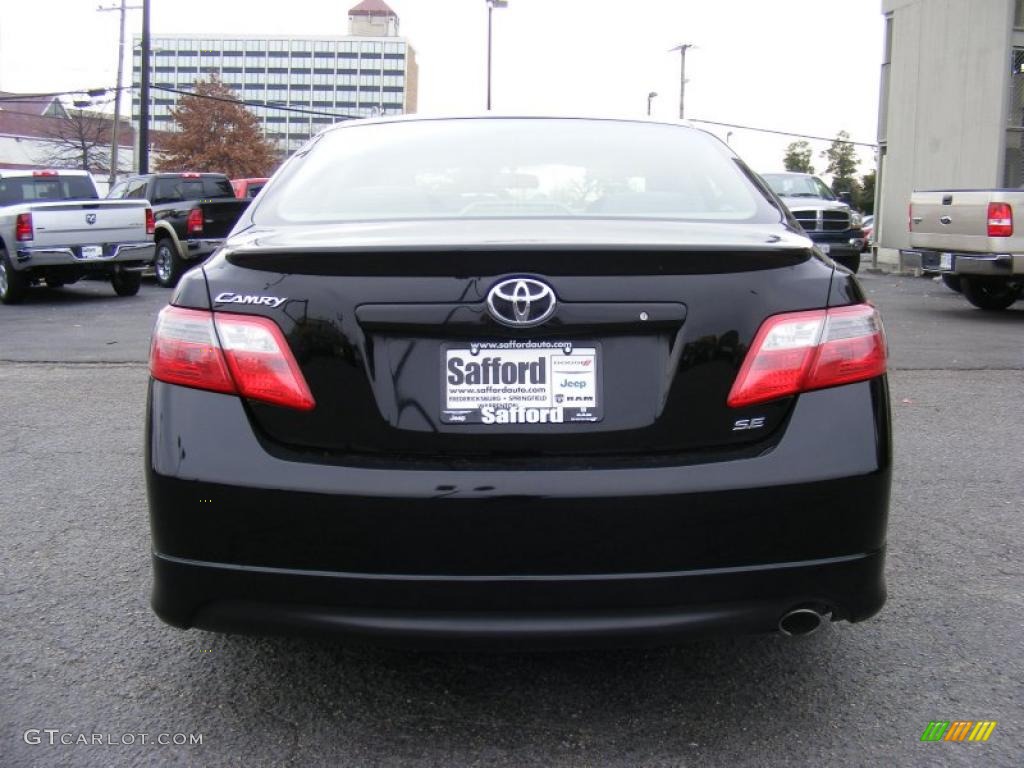 2007 Camry SE - Black / Ash photo #6